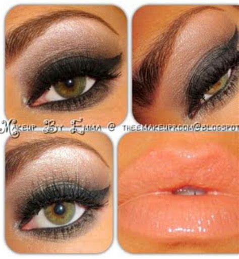 Smokey Eye And Nude Lip Love It