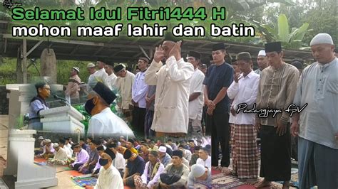 Sholat Idul Fitri Di Desa Transmigrasi Ponorogo Di Pelosok Bengkulu