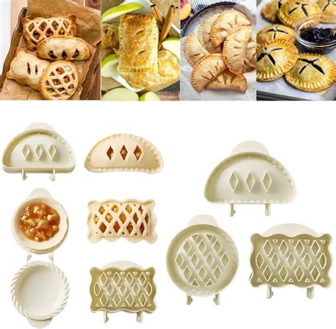 Classic Mini Hand Pie Molds Press Autumn Cottage Pie Set Pie Maker Dough Presser