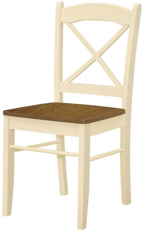 Monarch Specialties Inc 2 Piece Cream Oak Dining Chairs Set Big