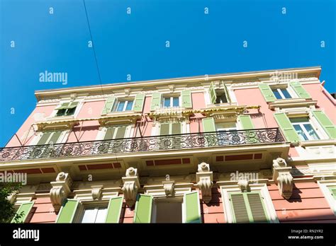 Residential Building In Monte Carlo Stock Photo Alamy