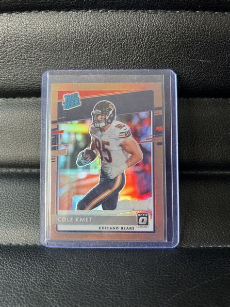 2020 Panini Donruss Optic Rated Rookie Bronze Prizm Cole Kmet 181 RC