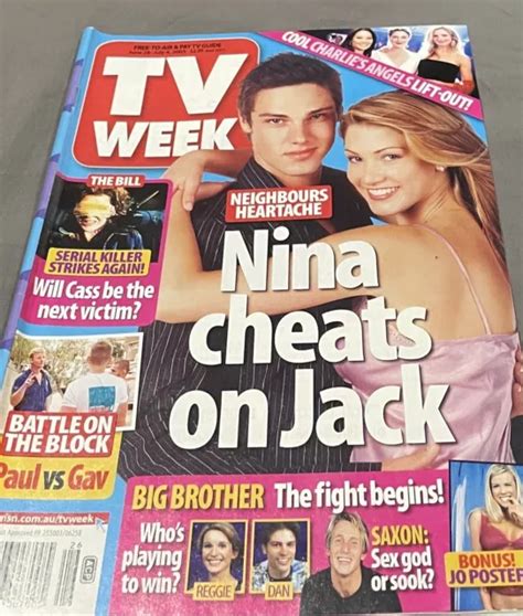 VINTAGE TV WEEK Magazine 2003 Delta Goodrem, Neighbours, The Bill, Eric ...