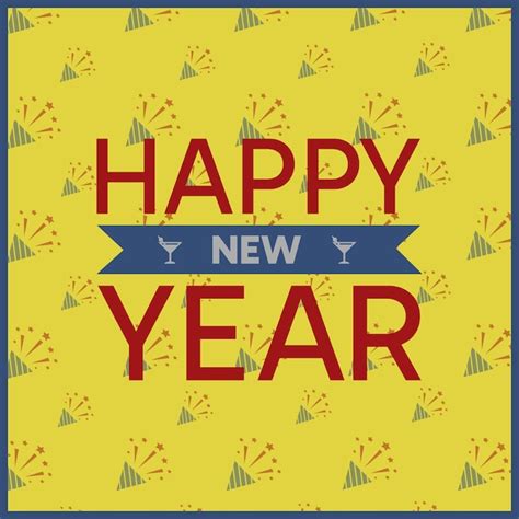 Premium Vector Happy New Year Vector Design