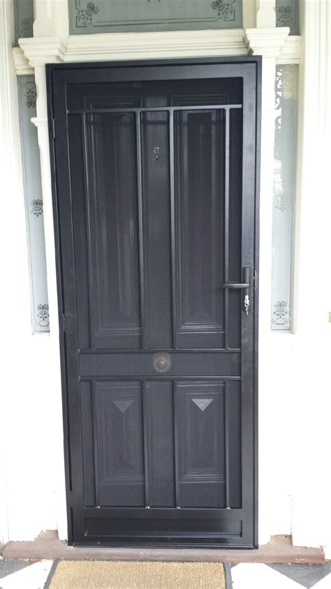 Steel Security Door With Steel Jamb Installed In Armadale Steel