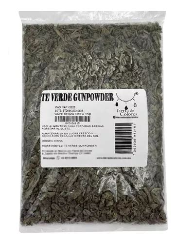 Te Verde Puro Gunpowder Hoja Enrollada De Primera Chino 1 Kg MercadoLibre