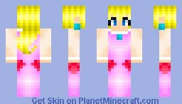 Princess Peach Minecraft Skin