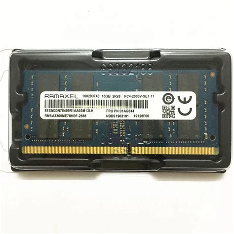 RAMAXEL DDR4 16GB 2666MHz RAM Memoria DDR4 16GB 2Rx8 PC4 2666V SE1 11