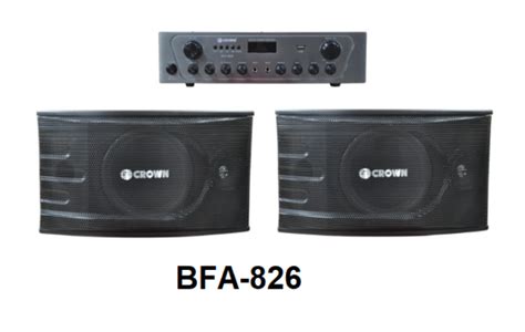 Crown BFA 826 Baffles With Amplifier Sold As Set Dagupan Audio