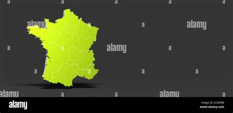 France French Regions Map Fotos Und Bildmaterial In Hoher Aufl Sung