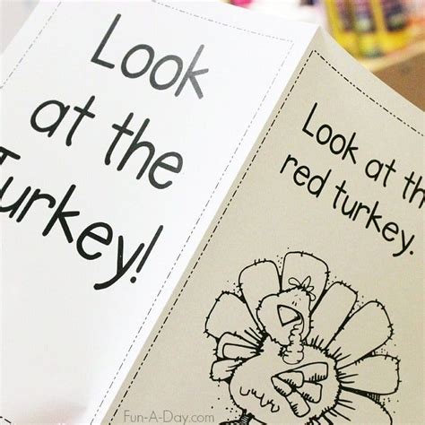 Free Printable Thanksgiving Emergent Reader Emergent Readers Free