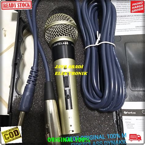 Jual ORIGINAL FIRST CLASS MIC KABEL DYNAMIC MICROPHONE BESI METAL