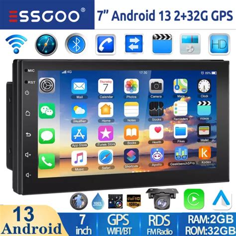 Android Autoradio Din G Carplay Zoll Gps Navi Rds Wifi