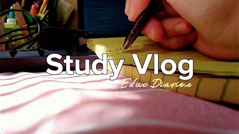 STUDY VLOG First Week Of Online Class Assignments First Youtube