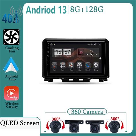 Suzuki Jimny JB64 2018 2020 için Android 13 araba radyo multimedya