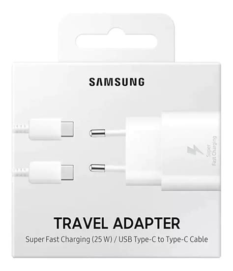 Cargador Super Carga 25w Cable Tipo C A Original Samsung Accesorios