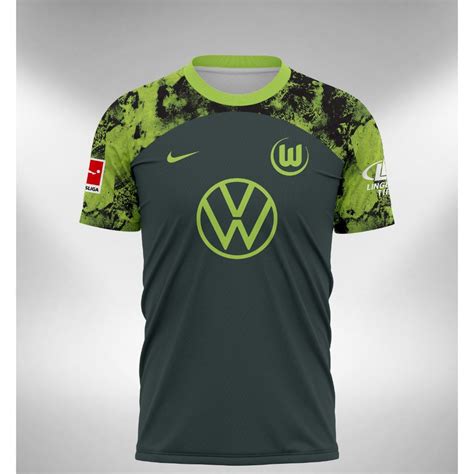 Jual Jersey Wolfsburg Home Away 2023 2024 Shopee Indonesia