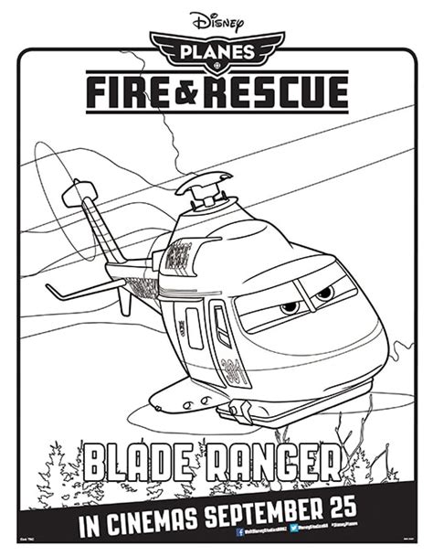 Disney Planes Fire And Rescue Coloring Pages