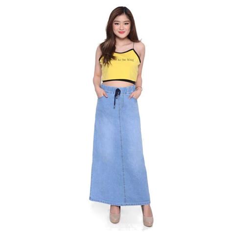 Jual Miss Me Rok Span Sepan Panjang Jeans Wanita Jumbo Big Size Karet