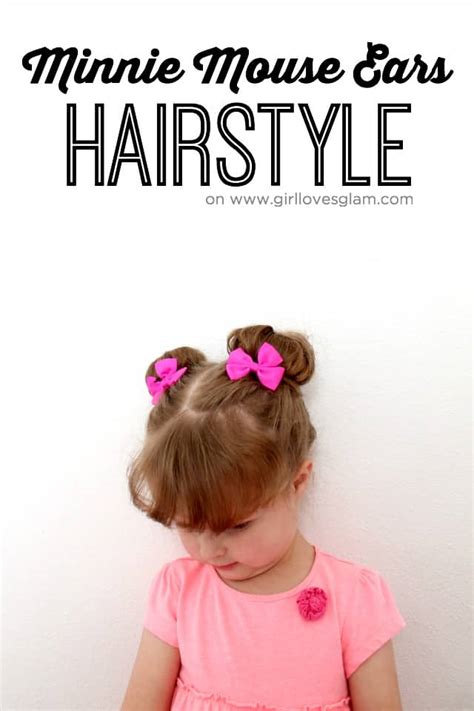 Minnie Mouse Ears Toddler Hairstyle - Girl Loves Glam