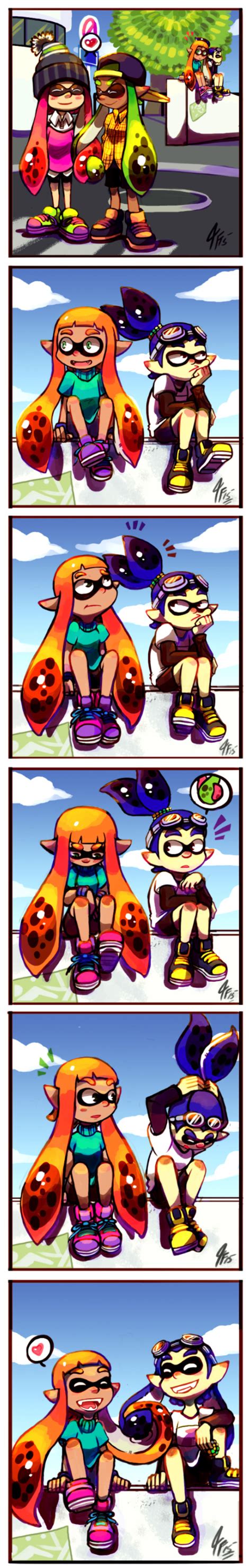 Holding Tentacles Splatoon Know Your Meme