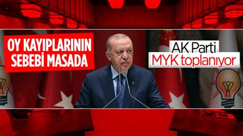 AK Parti MYK toplanıyor Oy kayıplarının sebebi masada