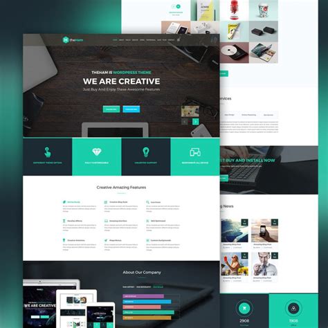 Free Creative Landing Page Template Free PSD At FreePSD Cc