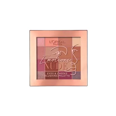 Paleta De Sombras Emotions Of Nude Mega Shadow Loreal Color De La Sombra Rosa Mercadolibre