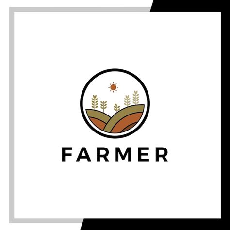 Logotipo Vectorial Premium De Agricultura Vector Premium