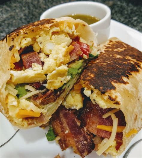 Grilled California Breakfast Burrito Just The Fucking Recipe