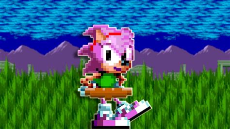 Sonic 1 But Amy Got Her Restored Movesets YouTube