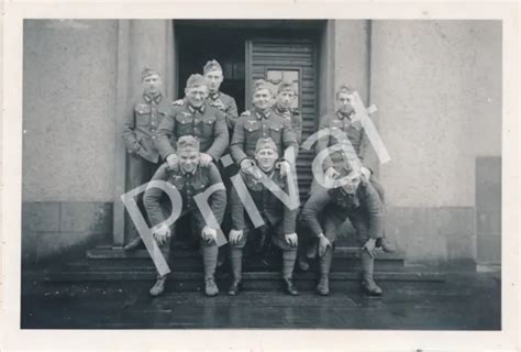 FOTO WKII SOLDATEN Gruppenfoto Wehrmacht Rekrutenzeit F1 30 EUR 34 90