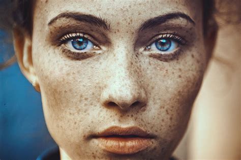 Women Freckles Closeup Eyes 1080p 2k 4k 5k Hd Wallpapers Free