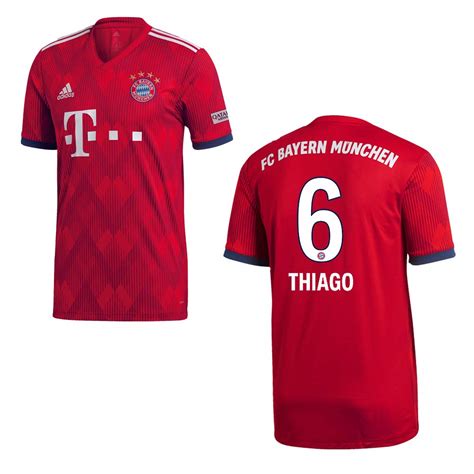 adidas FC Bayern MÜNCHEN Trikot Home Kinder 2019 Thiago 6 Amazon de