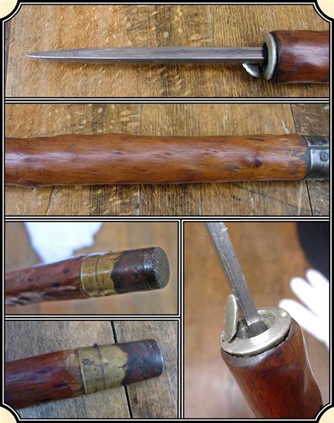 Z Sold Antique Flick Stick Cane Sword Cane