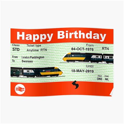 "INTERCITY 125 HST" Poster by CraigMatthews | Redbubble