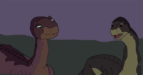 Littlefoot and Ali drawing 3 by MongooseLover2 on DeviantArt