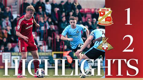 Match Highlights Swindon Town Vs Doncaster Rovers YouTube