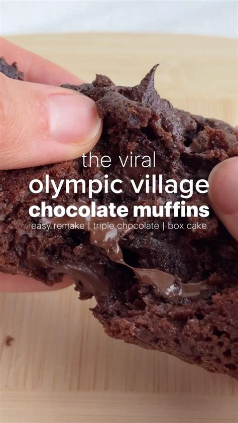 Gf Viral Olympic Village Chocolate Muffins Recipe Triple Chocolate Muffins Yoko S Kitchen