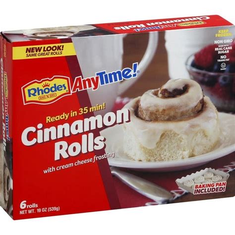 Rhodes Bake N Serv Cinnamon Rolls 6 Ct Instacart