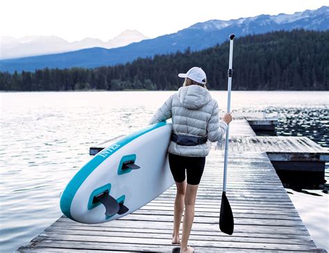 Надувная доска для SUP-бординга Intex Aqua Quest 320 с насосом и ...