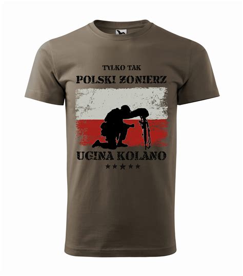 Koszulka Patriotyczna Z Nadrukiem O Nierza Na Fladze M Skie Ishirt Pl