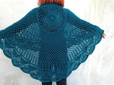 Elisabeta Circular Poncho Poncho Pattern Crochet Pattern