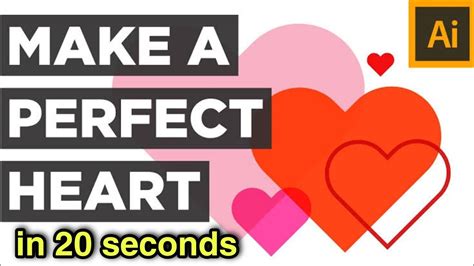 How To Draw A Heart In Illustrator Heart Icon Banane Ka Tariqa