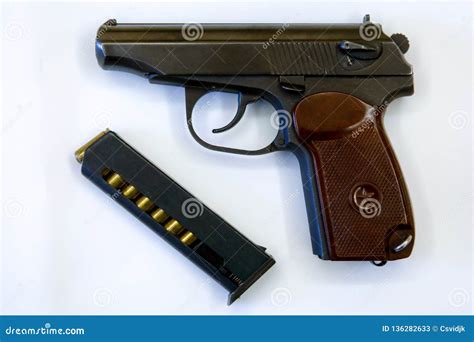 9-mm Self-loading Pistol Makarov PM Stock Image - Image of makarov, selfloading: 136282633