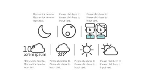 Line Weather Icons Google Slide Theme And Powerpoint Template - Slidedocs