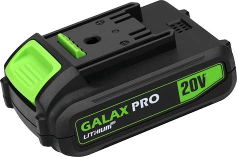 GALAX PRO Lithium Ionen Akku 2 0Ah Geeignet für Lithiumbatterien der