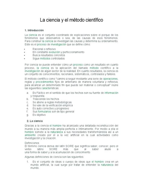 Pdf 01 La Ciencia Y El Metodo Cientifico Dokumen Tips