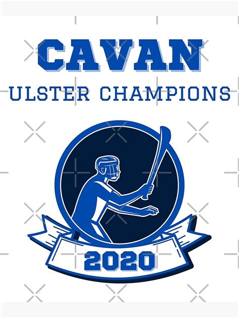 "Cavan Hurling - Ulster Hurling Champions 2020 GAA" Poster for Sale by WonderWear | Redbubble