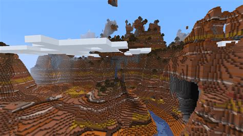 Amplified Badlands biome. Looks really cool tbh : r/Minecraft